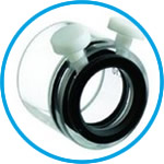 Cylindrical cells for polarimetric measurements, UV-range, 2 sleeve sections with PTFE stopper