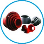 Set of rubber spacers (GuKo), natural rubber