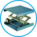 Laboratory jacks, aluminium anodized