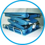 Laboratory jacks with hydraulic drive, high capacity