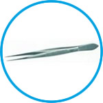 Forceps, stainless steel 18/10