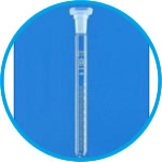 Test tubes, borosilicate glass 3.3, graduated, NS, with stopper