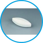 Magnetic stirring bars, oval, PTFE