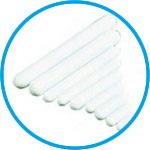 Magnetic stirring bars Ikaflon®, cylindrical, PTFE