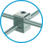 Cross bosshead, right-angle format, Aluminum alloy