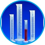 Graduated cylinders, PP, class B, embossed scale