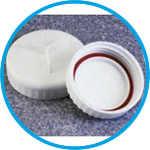 Sealing cap assemblies with silicone seal Typ DS 3132, PP
