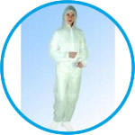 Disposable Protective Suits with Hood, PP