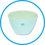 LLG-Crucibles, porcelain, low