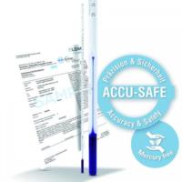 Precision thermometer ACCU-SAFE, similar ASTM, stem type
