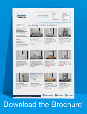 CTX Texture Analyser Accessories Brochure