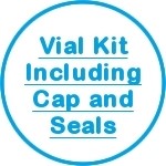 Vial Kit Including Cap and Seals