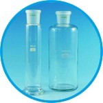 Gas wash bottle reservoirs borosilicate glass 3.3