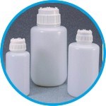 Wide mouth bottles Nalgene™, round, HDPE