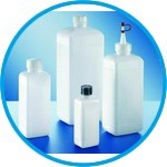 Square bottles, PE-HD and PVC, series 310