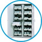 Cabinets for Acids and Alkalis SL-CLASSIC with Wing Doors